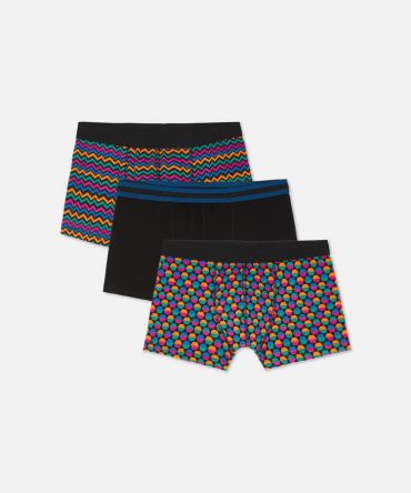 3pk Geometric Fashion Trunks